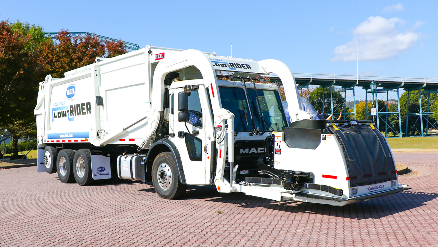 LowRider Automated Front Load Garbage Truck Video