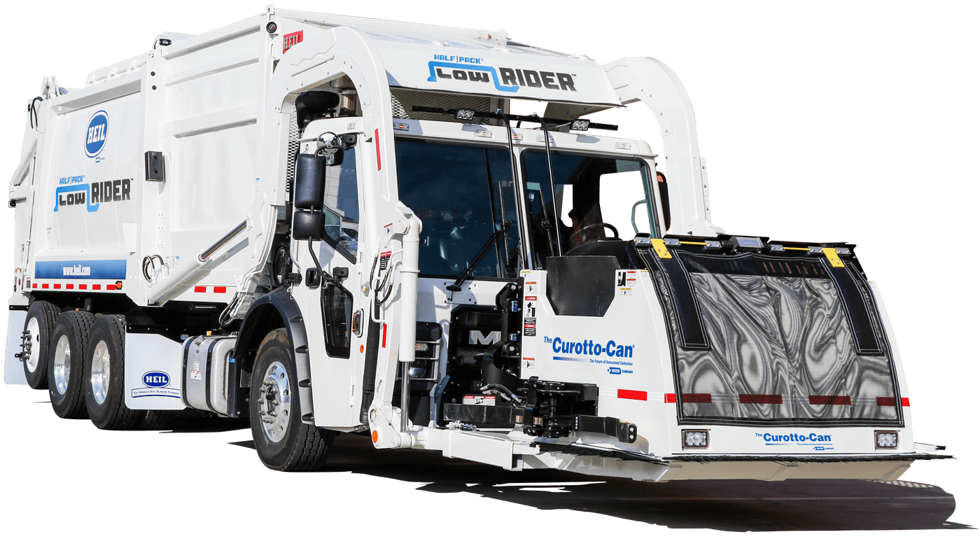 LowRider Automated Front Load Garbage Truck